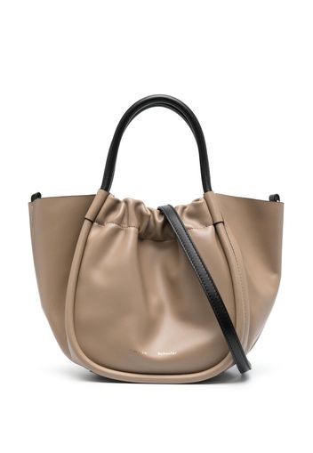 Proenza Schouler Kleine Handtasche mit Raffung - LIGHT TAUPE