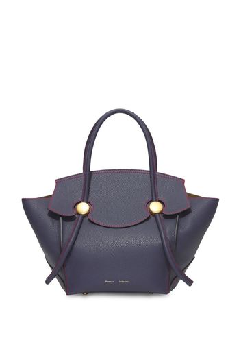 Proenza Schouler Kleiner Contrast Stitch Shopper - Blau