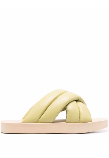 Proenza Schouler Float padded sandals - Grün