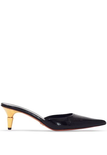 Proenza Schouler Spike 65mm pointed mules - Schwarz