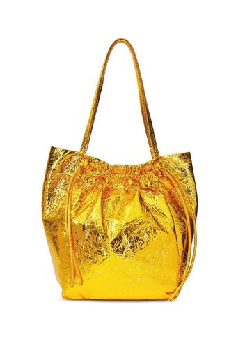 Proenza Schouler metallic drawstring tote bag - Gold