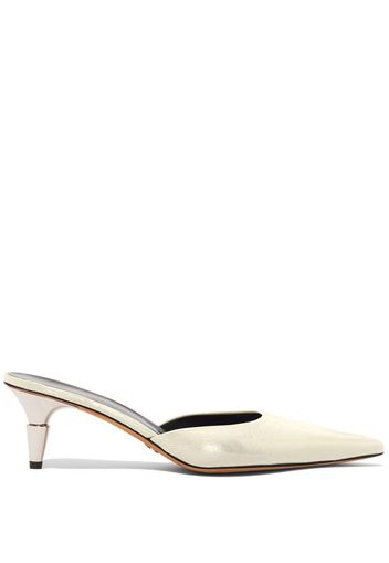 Proenza Schouler Spike leather 60mm mules - Nude