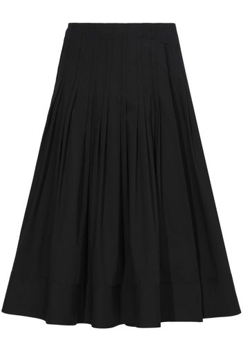 Proenza Schouler wrap cotton pleated skirt - Schwarz