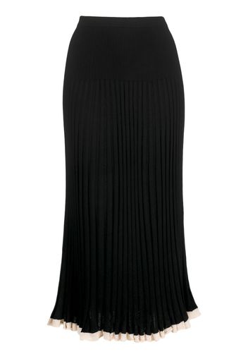 Proenza Schouler Silk Cashmere Skirt - Schwarz