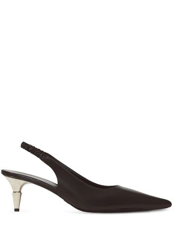 Proenza Schouler Spike slingback leather pumps - Schwarz