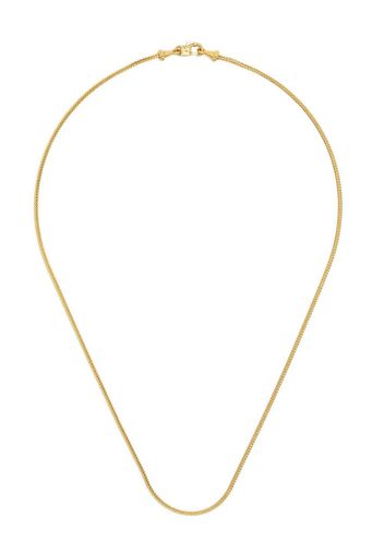 Prounis 22kt Loop-in-Loop Gelbgoldhalskette mit Duo