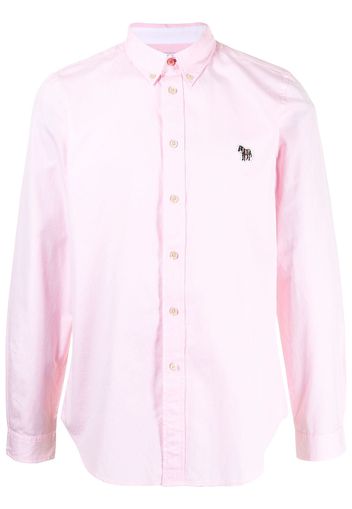 PS Paul Smith Hemd mit Zebra-Patch - Rosa