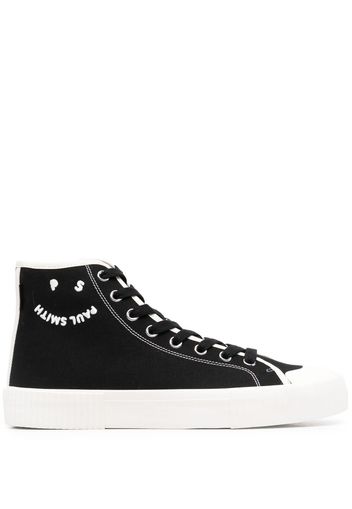 PS Paul Smith High-Top-Sneakers mit Logo-Print - Schwarz