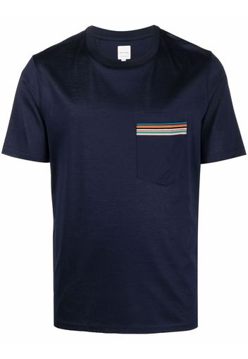 PS Paul Smith pocket cotton T-Shirt - Blau