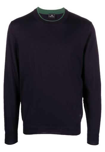 PS Paul Smith crew-neck pullover jumper - Blau