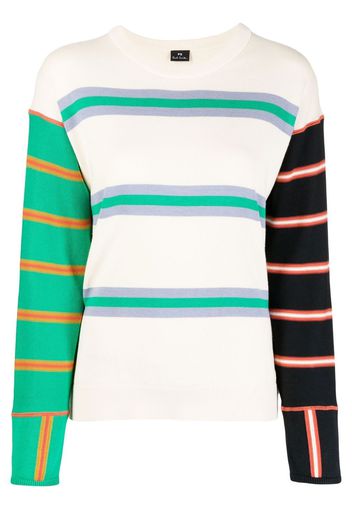PS Paul Smith striped crew-neck jumper - Mehrfarbig