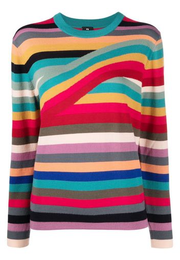 PS Paul Smith stripe-pattern long-sleeve jumper - Mehrfarbig