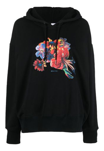 PS Paul Smith graphic drawstring hoodie - Schwarz