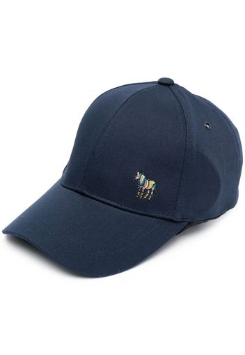 PS Paul Smith logo-patch organic-cotton cap - Blau