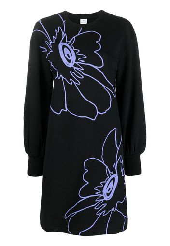 PS Paul Smith floral-print mini dress - Schwarz