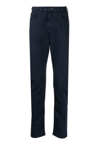 PS Paul Smith slim-fit garment-dyed jeans - Blau