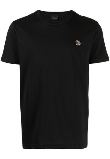 PS Paul Smith T-Shirt mit Zebra-Patch - Schwarz