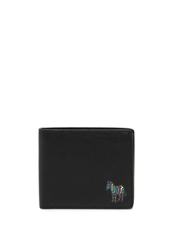 PS Paul Smith Portemonnaie mit Zebra-Patch - Schwarz