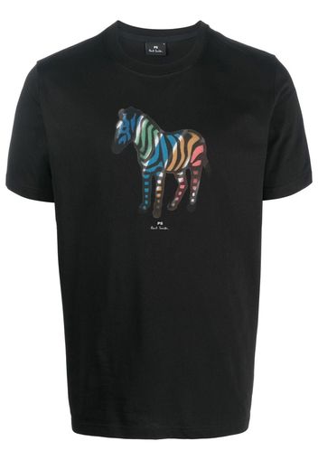 PS Paul Smith T-Shirt mit grafischem Print - Schwarz