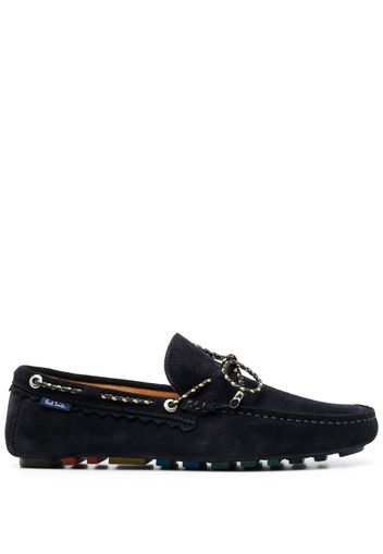 PS Paul Smith rope-detail suede loafers - Blau