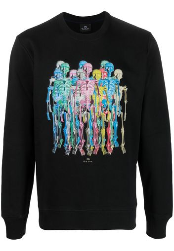 PS Paul Smith graphic-print crew-neck sweatshirt - Schwarz