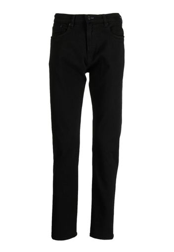 PS Paul Smith mid-rise tapered-leg jeans - Schwarz