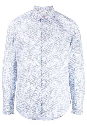 PS Paul Smith floral-print cotton shirt - Weiß