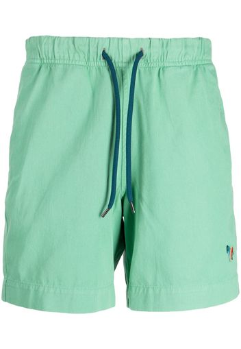 PS Paul Smith drawstring-waist deck shorts - Grün