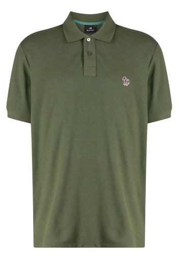 PS Paul Smith Zebra-patch polo shirt - Grün