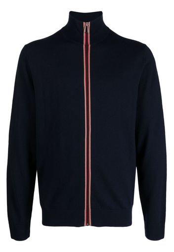 PS Paul Smith Cardigan mit Stehkragen - Blau