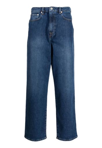 PS Paul Smith Lockere Jeans mit Logo-Patch - Blau