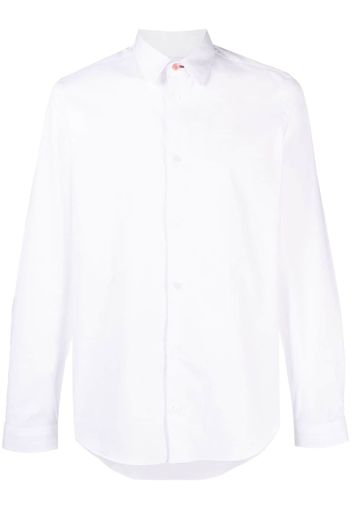 PS Paul Smith long-sleeved stretch-cotton shirt - Weiß