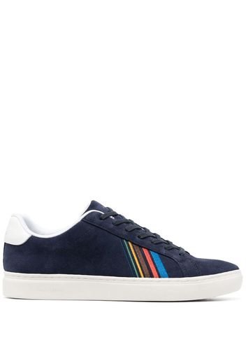 PS Paul Smith striped lace-up suede sneakers - Blau