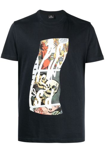 PS Paul Smith T-Shirt mit grafischem Print - Schwarz