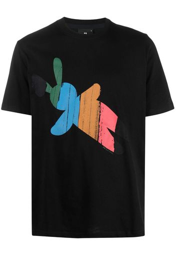 PS Paul Smith graphic-print organic-cotton T-shirt - Schwarz