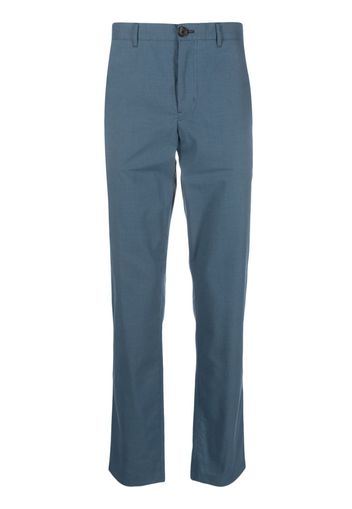 PS Paul Smith logo-patch straight-leg chinos - Blau