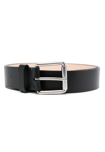 PS Paul Smith rainbow-stripe leather belt - Schwarz