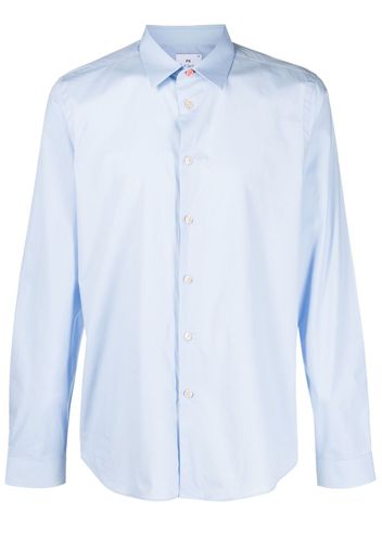 PS Paul Smith contrasting-button cotton shirt - Blau