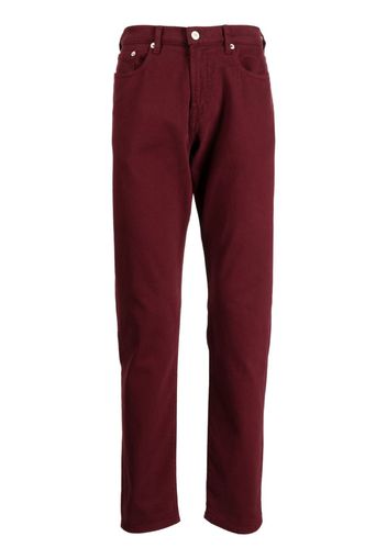 PS Paul Smith Halbhohe Slim-Fit-Jeans - Rot