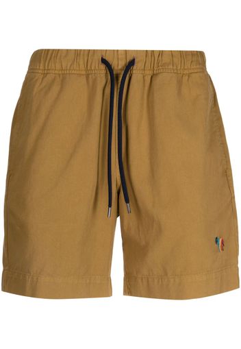 PS Paul Smith Shorts mit Zebra-Motiv - Braun