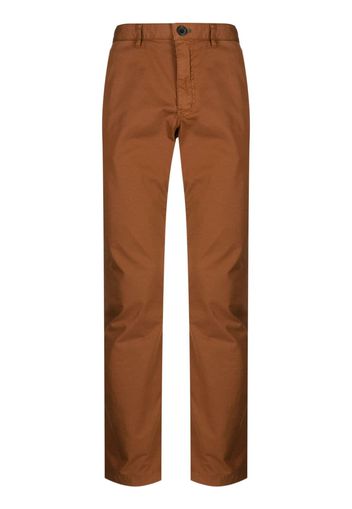 PS Paul Smith straight-leg stretch-cotton trousers - Braun