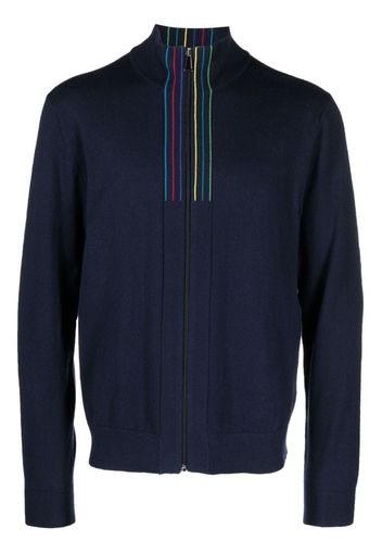 PS Paul Smith Cardigan mit Streifen - Blau