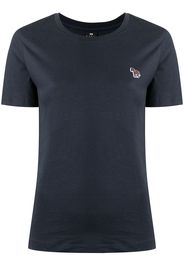 PS Paul Smith T-Shirt mit Zebra - Blau