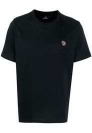 PS Paul Smith Zebra logo-patch T-shirt - Blau