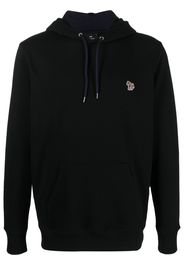 PS Paul Smith Zebra-patch pullover hoodie - Schwarz