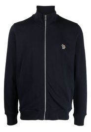 PS Paul Smith Sweatshirtjacke mit Stehkragen - Blau