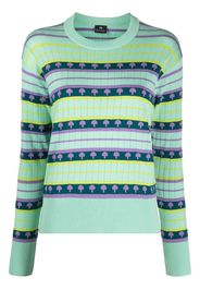 PS Paul Smith stripe-knit jumper - Grün