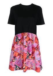 PS Paul Smith floral-print panelled dress - Schwarz