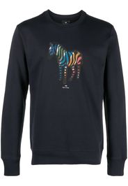 PS Paul Smith logo-print organic cotton sweatshirt - Schwarz