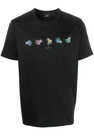 PS Paul Smith graphic-print organic cotton T-shirt - Schwarz